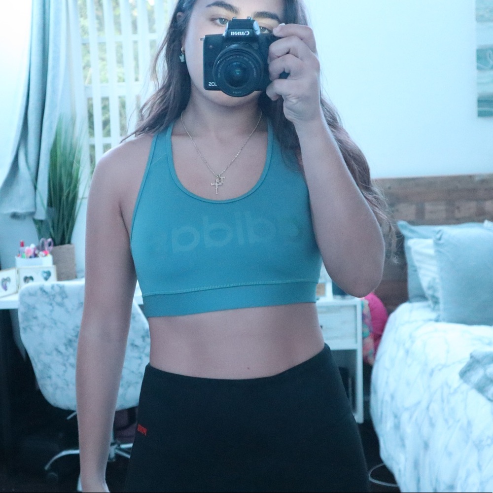 Adidas Teal Sports Bra